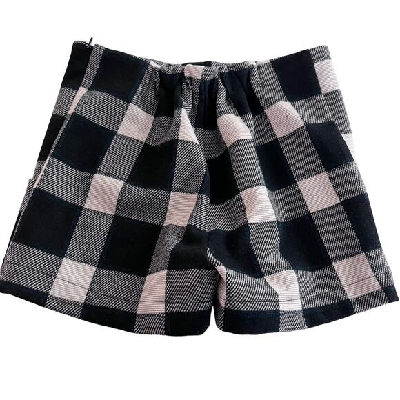Boys and Arrows unisex neutral plaid shorts size 5 - Picture 6 of 6